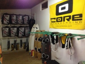 Core Kites and Carved Kiteboards